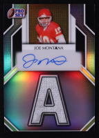 Joe Montana 2025 Leaf Pro Set Metal Suranme Signatures Prismatic Silver #SSJM1 #15/25 at PristineAuction.com