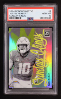 Justin Herbert 2024 Donruss Optic Sunday Kings #8 (PSA 10) at PristineAuction.com