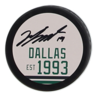 Jason Spezza Signed Stars Logo Hockey Puck (JSA) at PristineAuction.com