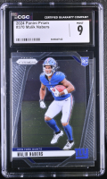 Malik Nabers 2024 Panini Prizm #370 RC (CGC 9) at PristineAuction.com