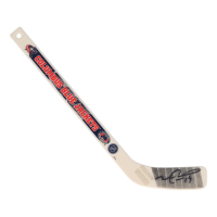 Michael Peca Signed Blue Jackets Logo Mini Hockey Stick (JSA) at PristineAuction.com