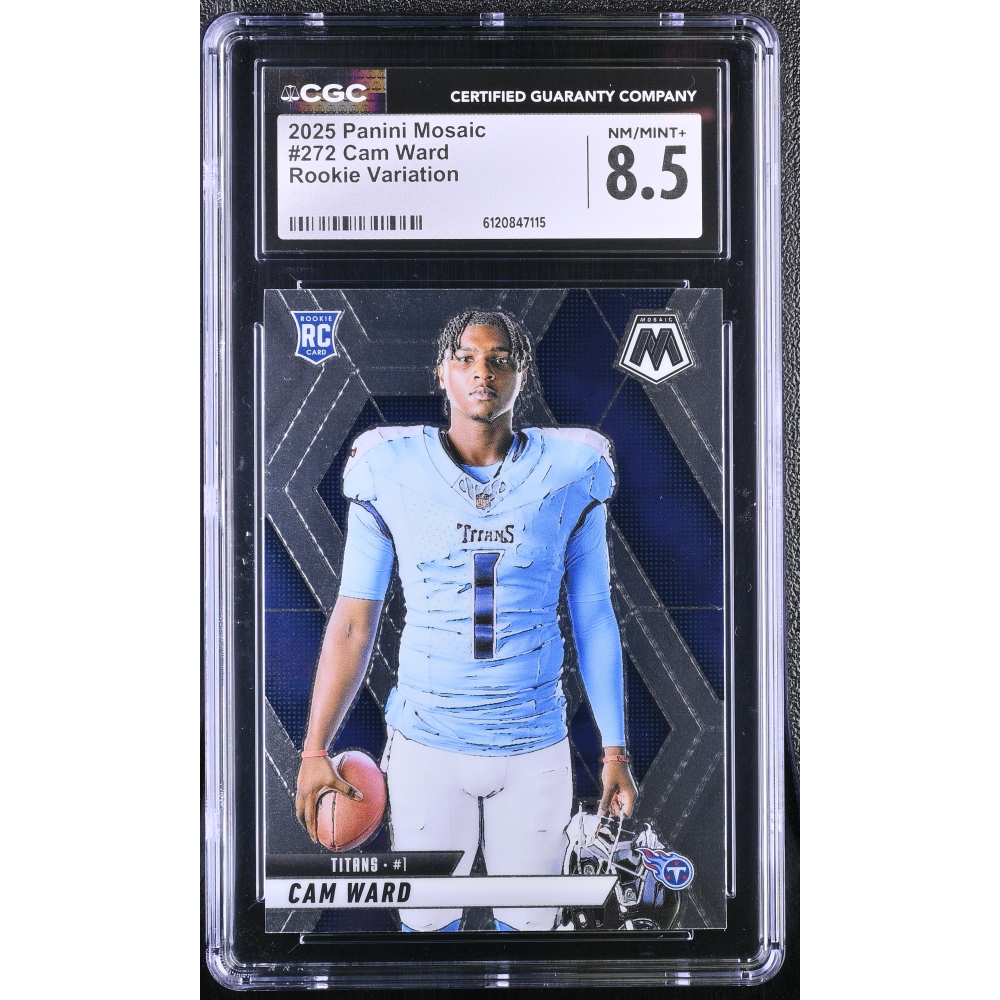 Cam Ward 2025 Panini Mosaic Rookie VAR #272 RC (CGC 8.5) at PristineAuction.com