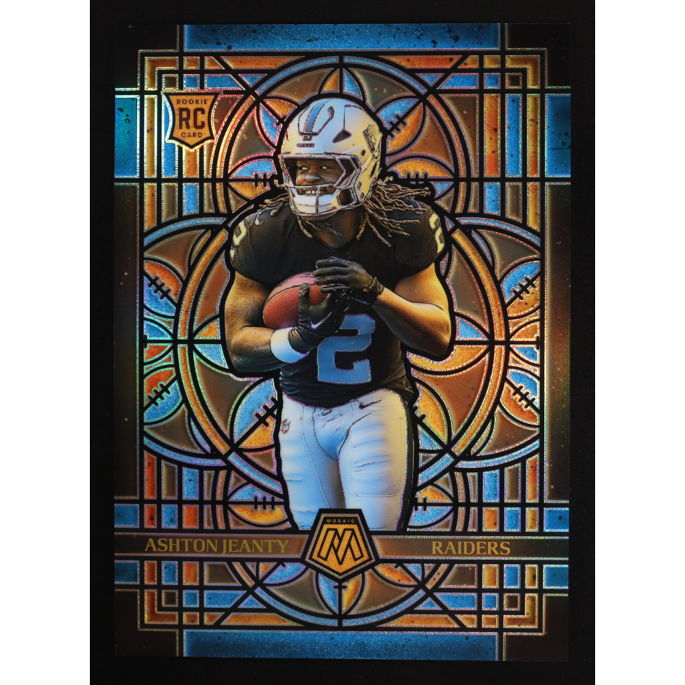 Ashton Jeanty 2025 Panini Mosaic #14 RC Jumbo at PristineAuction.com