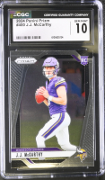 J.J. McCarthy 2024 Panini Prizm #400 RC (CGC 10) at PristineAuction.com