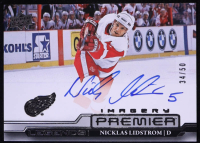 Nicklas Lidstrom 2022-23 Upper Deck Premier Premier Dynamic Imagery Star Autographs #PDLSNL #34/50 at PristineAuction.com
