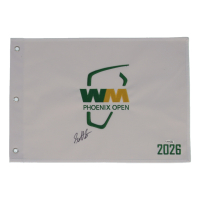 Scottie Scheffler Signed 2026 Waste Management Open Golf Pin Flag (JSA) at PristineAuction.com