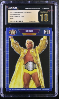 Ric Flair 2023 Leaf Web Exclusives Pro Set Gold Blue #PSG-34 #22/25 (CGC 10 | Black Label) at PristineAuction.com