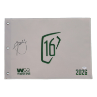 Xander Schauffele Signed 2026 Waste Management Open Golf Pin Flag (PSA) at PristineAuction.com