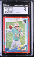 Quinn Ewers 2025 Donruss Optic Rated Rookies Preview Red Pandora #342 RC (CGC 9) at PristineAuction.com