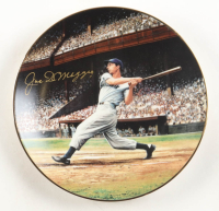 Joe DiMaggio Signed 1993 Great Moments Plate #4959 (JSA) at PristineAuction.com