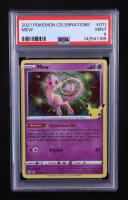 Mew 2021 Pokemon TCG Sword & Shield Celebrations #011 STAMP [25th Anniversary] HOLO (PSA 9) at PristineAuction.com