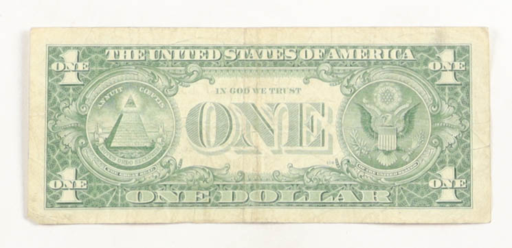 1957 United States $1 One Dollar Silver Certificate - Blue Seal at PristineAuction.com 1957 United States $1 One Dollar Silver Certificate - Blue Seal at PristineAuction.com