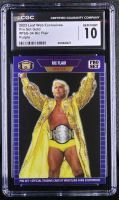 Ric Flair 2023 Leaf Web Exclusives Pro Set Gold Purple #PSG-34 #08/15 (CGC 10) at PristineAuction.com