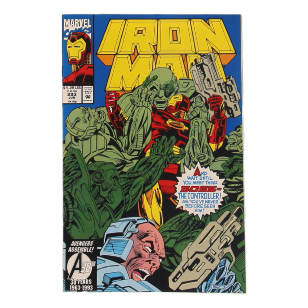 1993 "Iron Man" Issue #293 Marvel Comic Book at PristineAuction.com