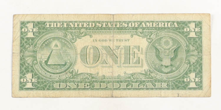 1957-A United States $1 One Dollar Silver Certificate - Blue Seal at PristineAuction.com 1957-A United States $1 One Dollar Silver Certificate - Blue Seal at PristineAuction.com