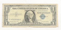 1957-A United States $1 One Dollar Silver Certificate - Blue Seal at PristineAuction.com