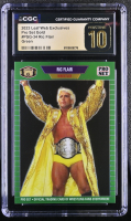 Ric Flair 2023 Leaf Web Exclusives Pro Set Gold Green #PSG-34 #03/10 (CGC 10 | Black Label) at PristineAuction.com