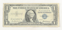 1957 United States $1 One Dollar Silver Certificate - Blue Seal at PristineAuction.com