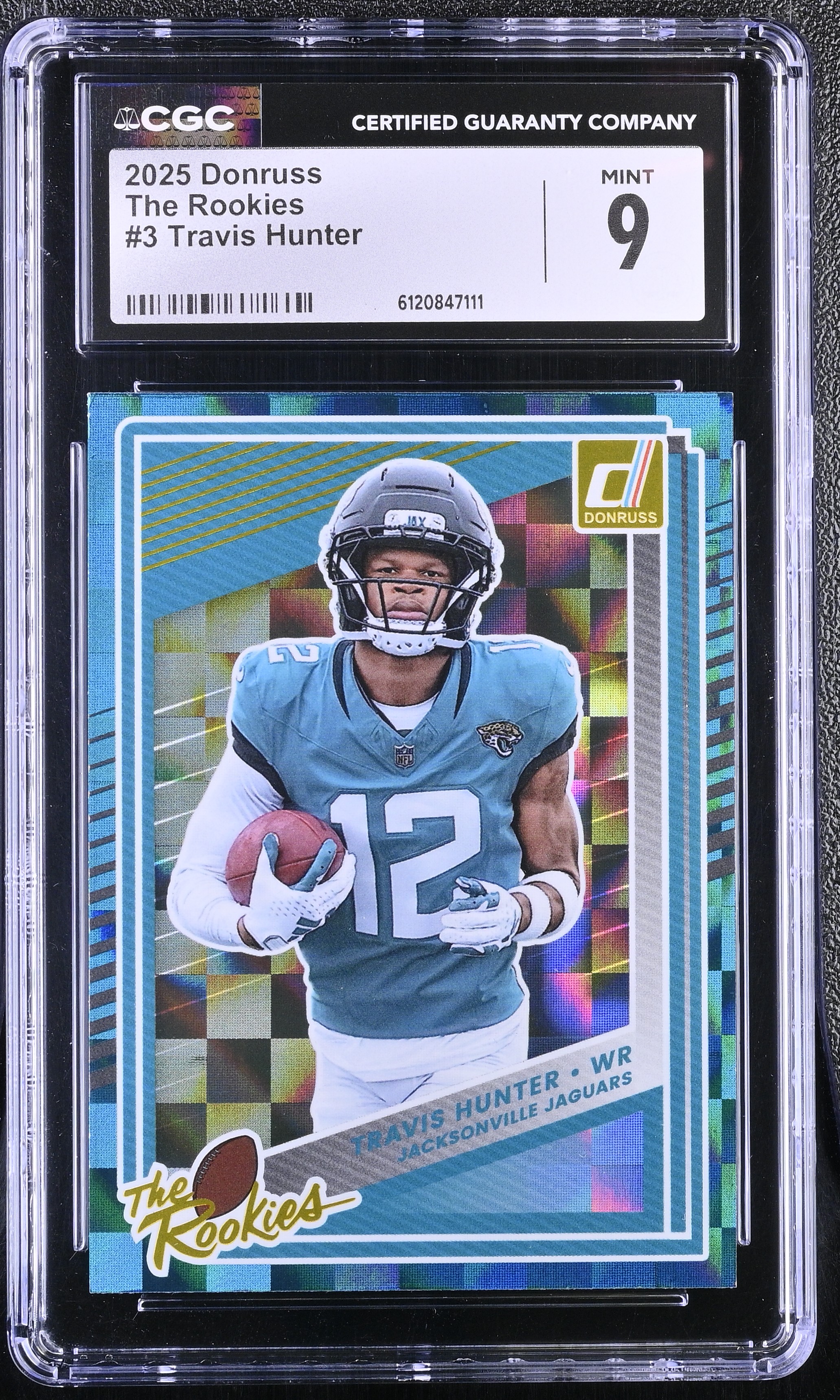 Travis Hunter 2025 Donruss The Rookies #3 RC (CGC 9) at PristineAuction.com Travis Hunter 2025 Donruss The Rookies #3 RC (CGC 9) at PristineAuction.com
