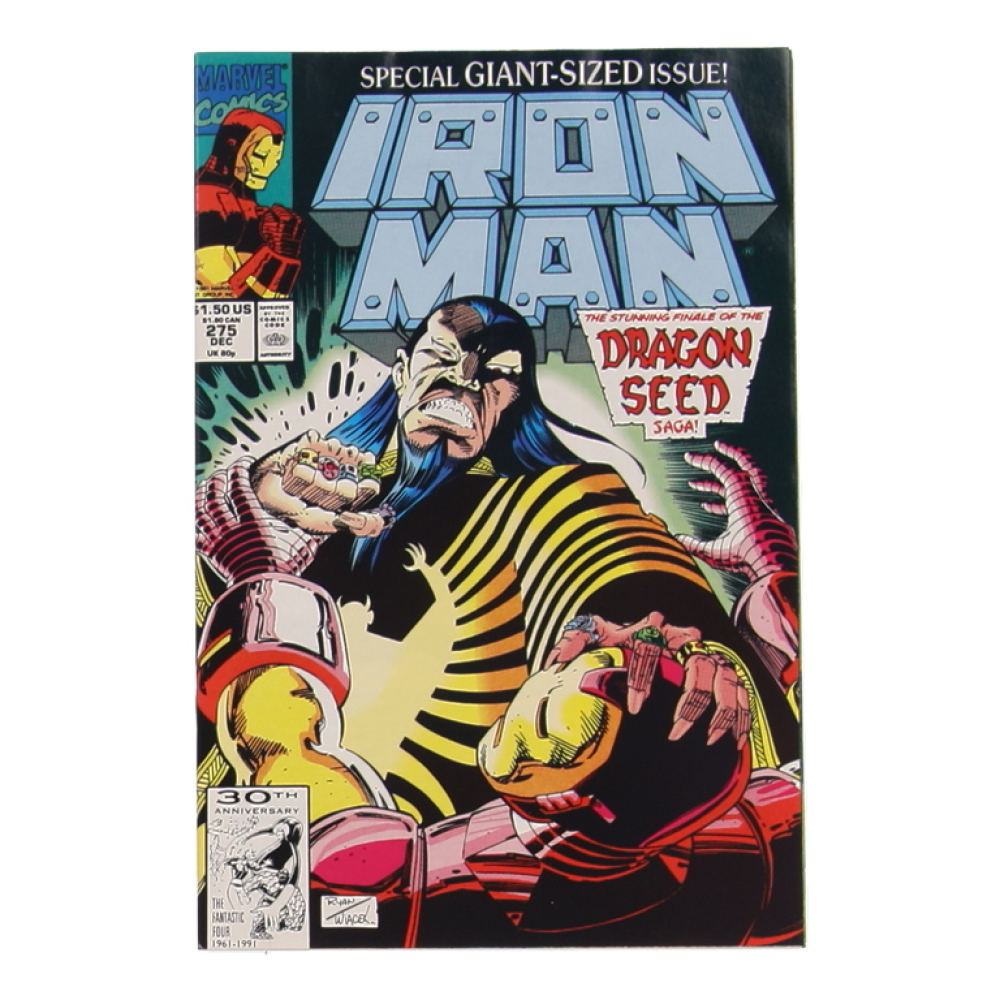 1991 "Iron Man" Issue #275 Marvel Comic Book at PristineAuction.com