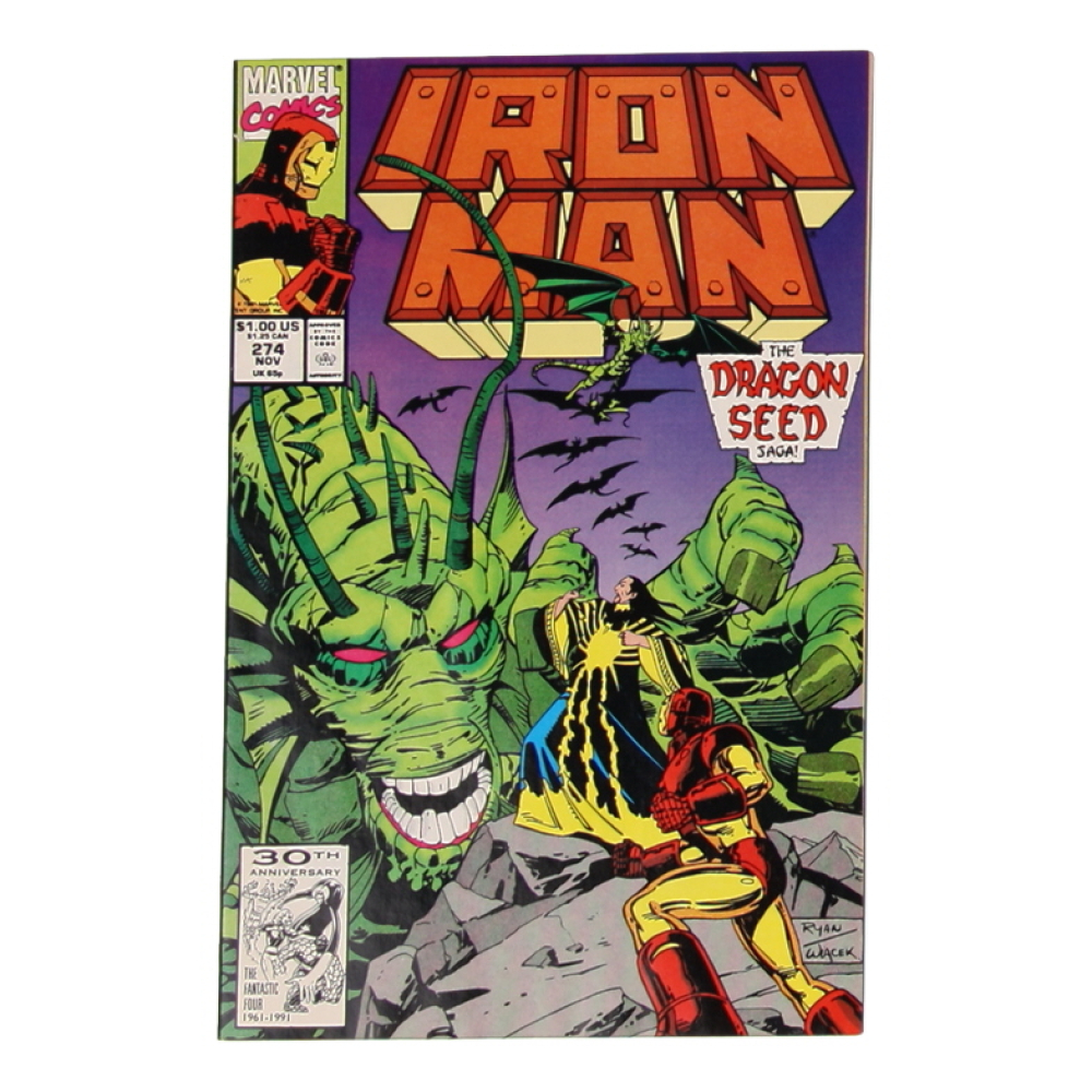 1991 "Iron Man" Issue #274 Marvel Comic Book at PristineAuction.com
