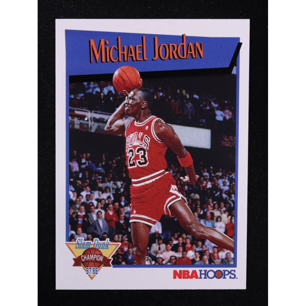 Michael Jordan 1991 NBA Hoops Slam Dunk Champion 87-88 #4 at PristineAuction.com