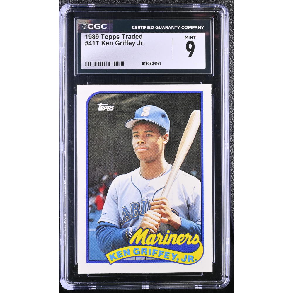Ken Griffey Jr. 1989 Topps Traded #41T RC (CGC 9) at PristineAuction.com