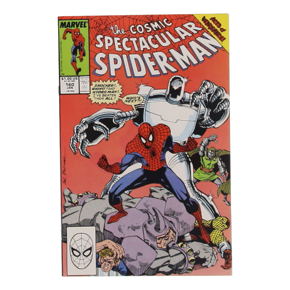1990 "The Spectacular Spider-Man" Issue #160 Marvel Comic Book at PristineAuction.com