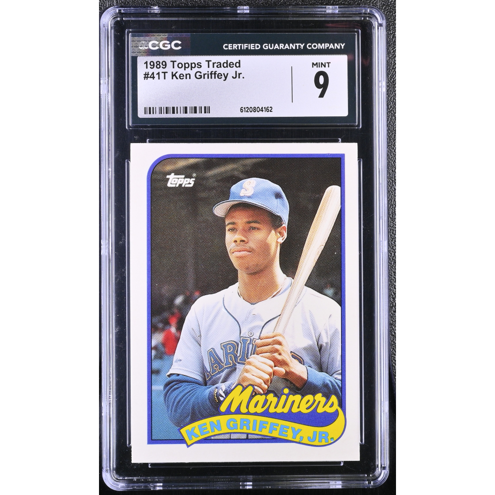 Ken Griffey Jr. 1989 Topps Traded #41T RC (CGC 9) at PristineAuction.com