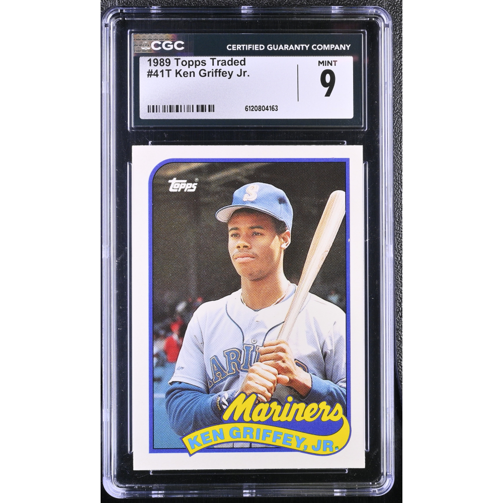Ken Griffey Jr. 1989 Topps Traded #41T RC (CGC 9) at PristineAuction.com