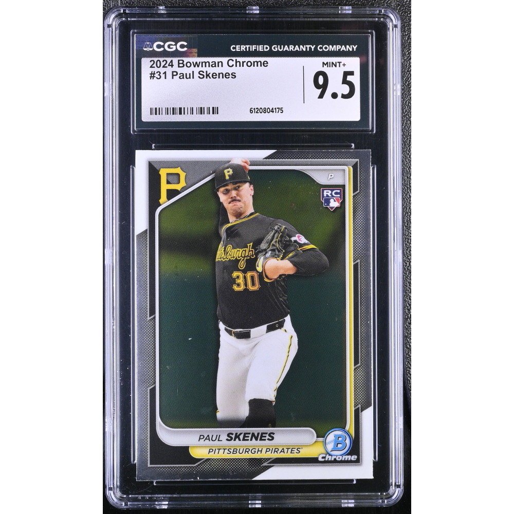 Paul Skenes 2024 Bowman Chrome #31 RC (CGC 9.5) at PristineAuction.com