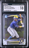 Jesus Made 2025 Bowman Chrome Prospects #BCP50 RC (CGC 10) at PristineAuction.com