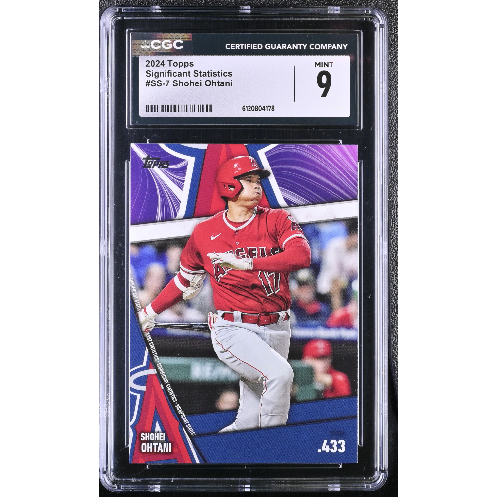 Shohei Ohtani 2024 Topps Significant Statistics #SS7 (CGC 9) at PristineAuction.com