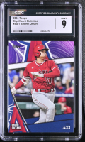 Shohei Ohtani 2024 Topps Significant Statistics #SS7 (CGC 9) at PristineAuction.com