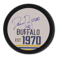 Daniel Briere Signed Sabres Logo Hockey Puck (JSA) at PristineAuction.com