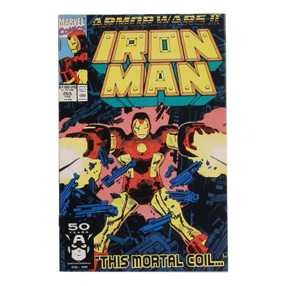 1991 "Iron Man" Issue #265 Marvel Comic Book at PristineAuction.com