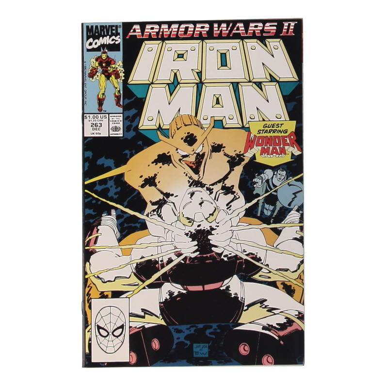 1990 "Iron Man" Issue #263 Marvel Comic Book at PristineAuction.com 1990 "Iron Man" Issue #263 Marvel Comic Book at PristineAuction.com