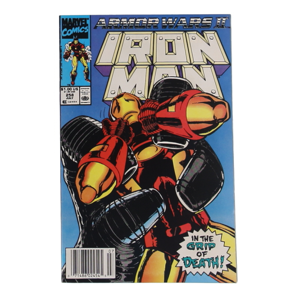 1990 "Iron Man" Issue #258 Marvel Comic Book at PristineAuction.com