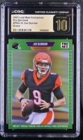 Joe Burrow 2023 Leaf Web Exclusives Pro Set Gold Green #PSG-12 #10/10 (CGC 10 | Black Label) at PristineAuction.com