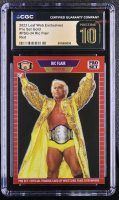 Ric Flair 2023 Leaf Web Exclusives Pro Set Gold Red #PSG-34 #/89 (CGC 10 | Black Label) at PristineAuction.com