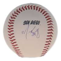 Michael King Signed OML Padres City Connect Logo Baseball (JSA) at PristineAuction.com