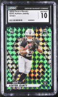 Ashton Jeanty 2025 Panini Mosaic Green #345 RC (CGC 10) at PristineAuction.com