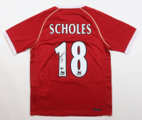 Paul Scholes Signed Manchester United F.C. Nike Authentic Jersey (Beckett) at PristineAuction.com