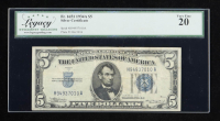 1934-A $5 Silver Certificate Note Julian / Morgenthau (Legacy VF20) at PristineAuction.com