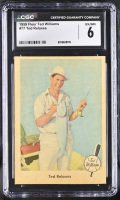 Ted Williams 1959 Fleer Ted Williams #77 Ted Relaxes (CGC 6) at PristineAuction.com