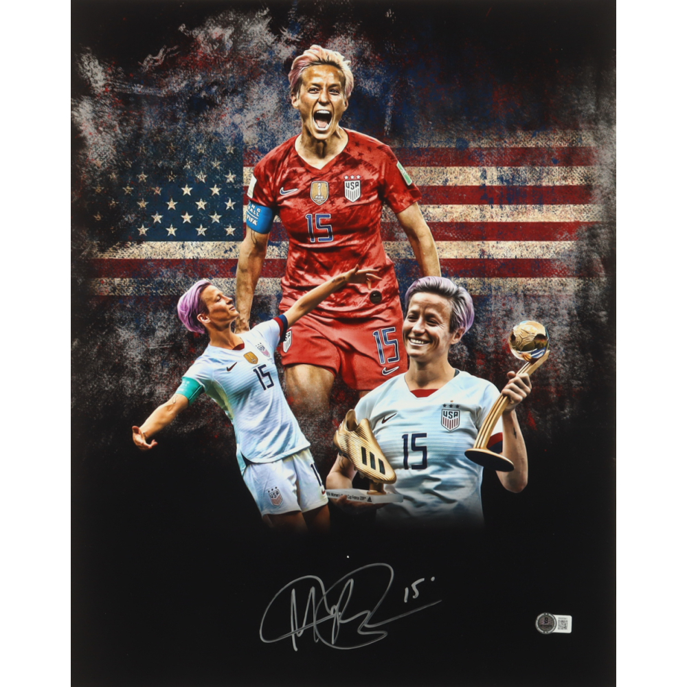 Megan Rapinoe Signed Team USA 16x20 Photo (Beckett) at PristineAuction.com