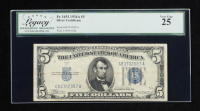 1934-A $5 Silver Certificate Note Julian / Morgenthau (Legacy VF25) at PristineAuction.com