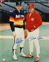 Nolan Ryan & Pete Rose Signed 16x20 Photo (PSA) at PristineAuction.com