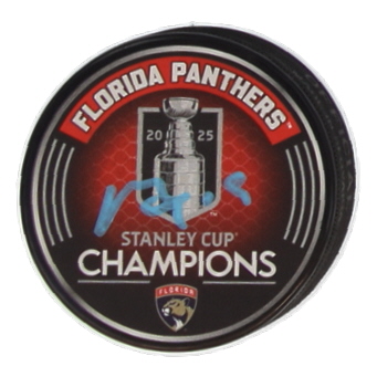 Matthew Tkachuk Signed Panthers 2025 Stanley Cup Champions Commemorative Hockey Puck (JSA) at PristineAuction.com Matthew Tkachuk Signed Panthers 2025 Stanley Cup Champions Commemorative Hockey Puck (JSA) at PristineAuction.com
