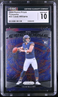 Caleb Williams 2024 Panini Prizm Fireworks #25 RC (CGC 10) at PristineAuction.com